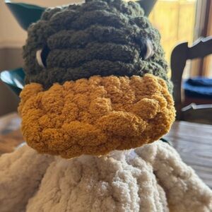 Handcrafted Chunky Knit Mallard Duck Plush